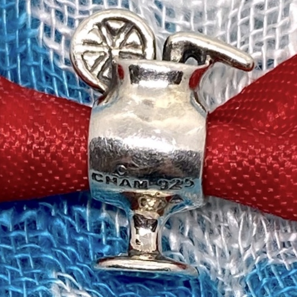 Chamilia  AUTHENTIC RETIRED Margarita Charm Sterling Silver IMPRINT C CHAM 925